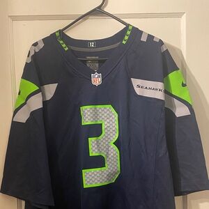 Nike Blue and Green Men's Jersey
